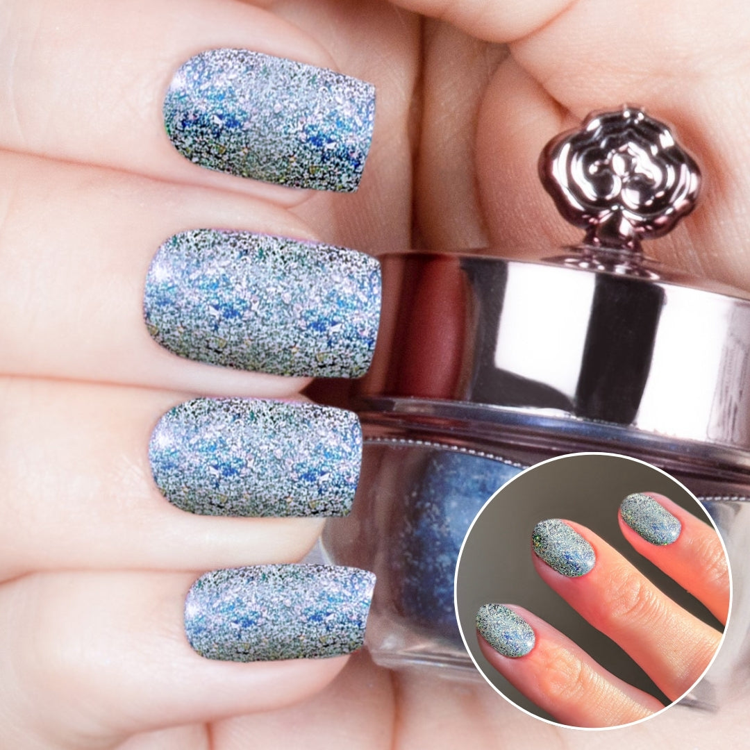 Blue Marble - Classic Nail Powder - By Donna M