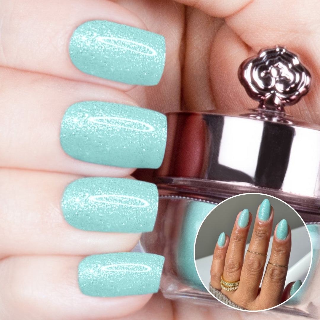 Tiffany Shimmer - Matte Nail Powder - By Tina B
