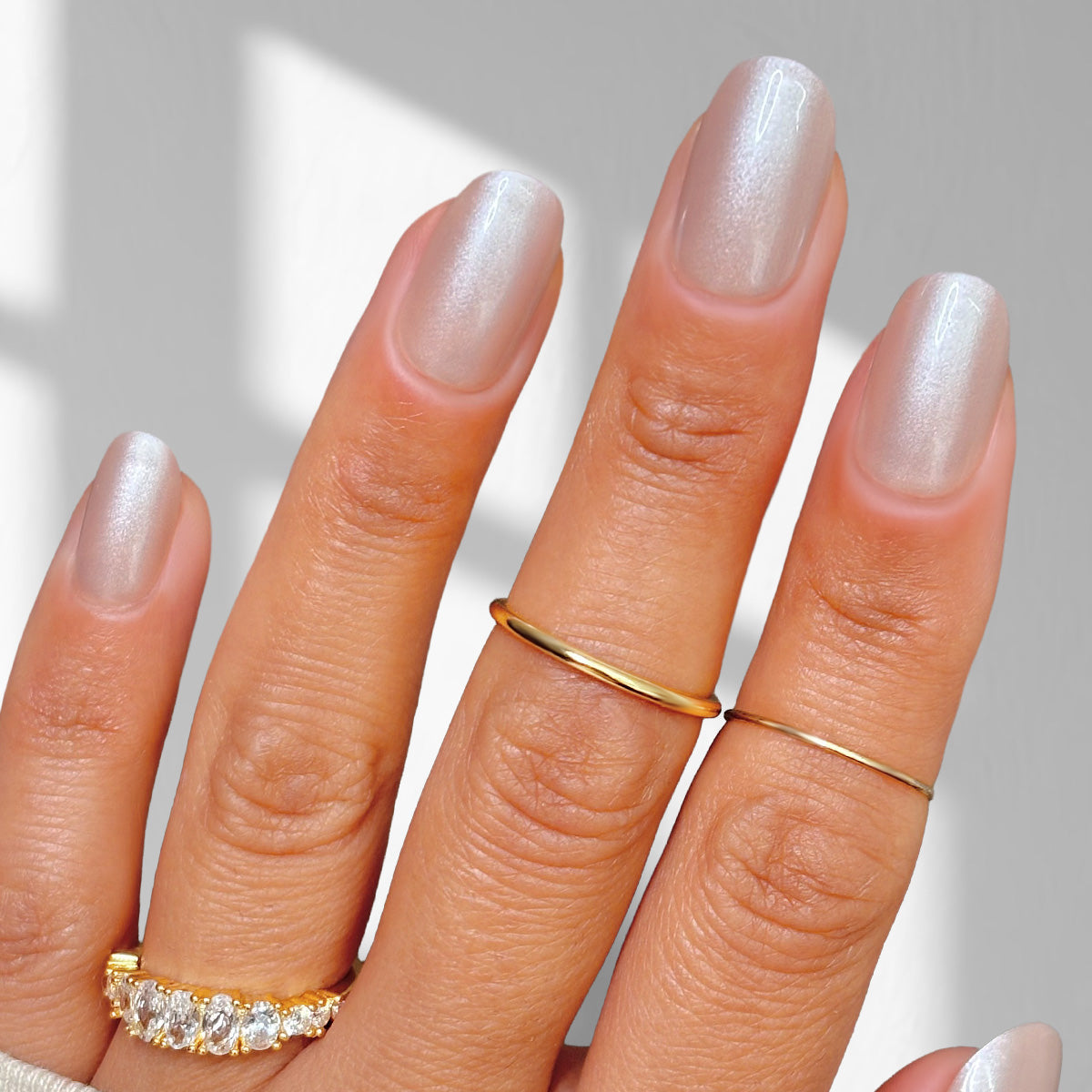 Biscuit Glazed - Oval Sustainable Nails