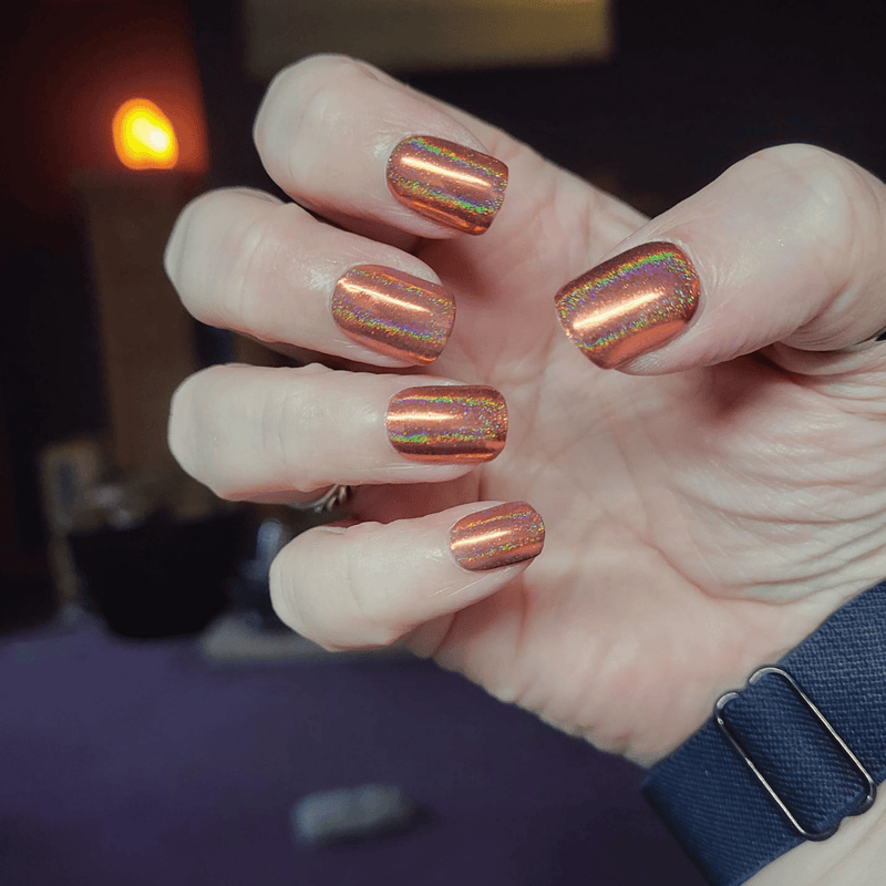 Auburn - Holographic Nail Powder