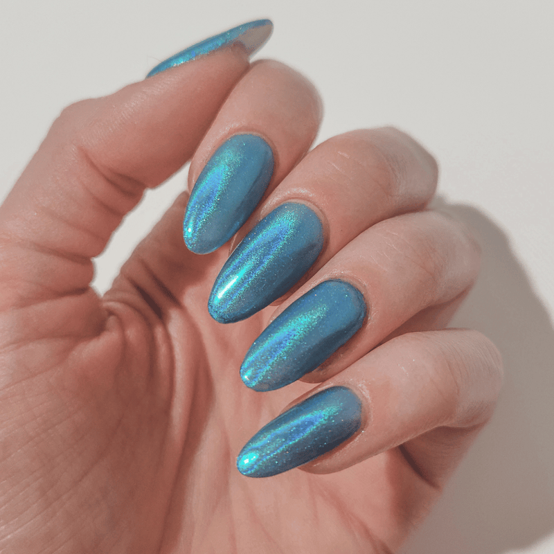 Glacier Blue - Holographic Nail Powder