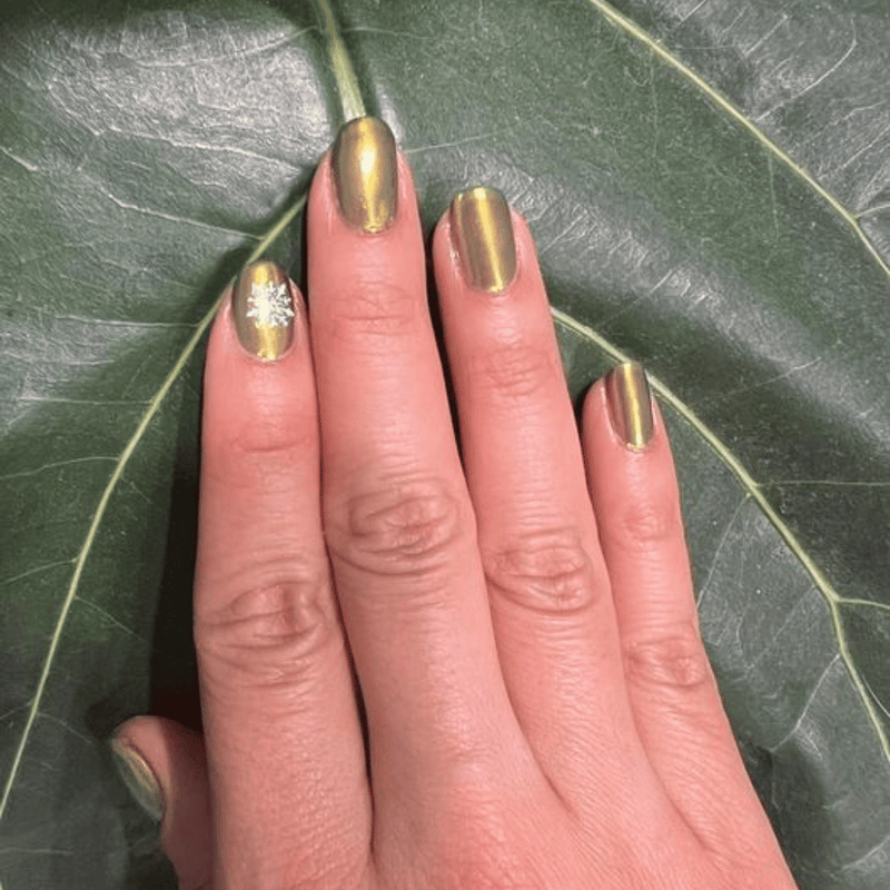 Golden - Metallic Nail Powder