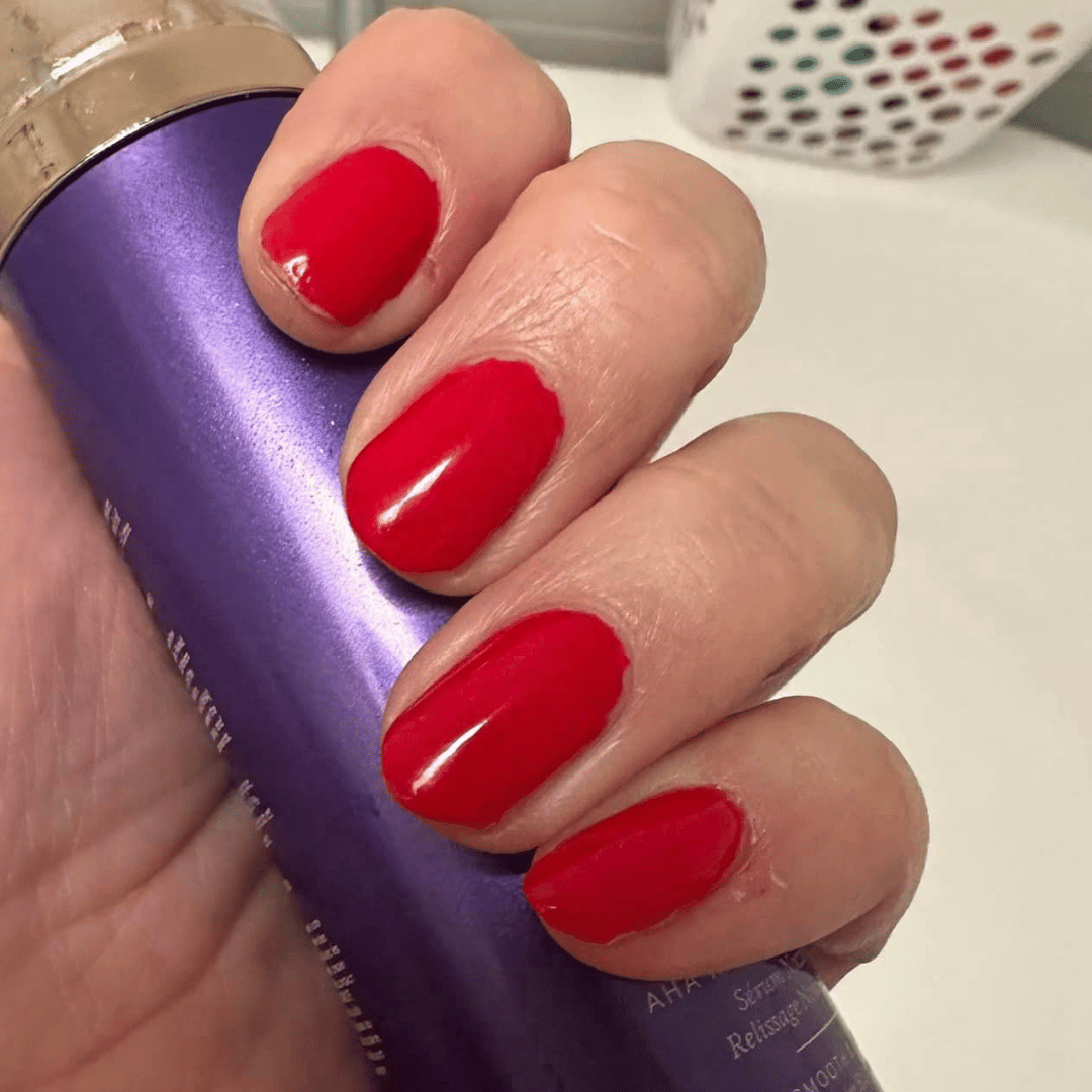 Luminous Red - Matte Neon Nail Powder
