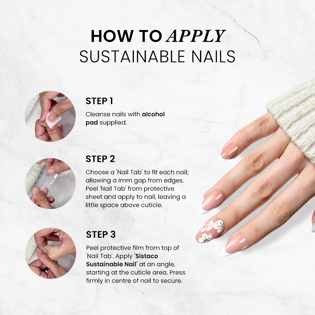 Bluebell Prism - Almond Sustainable Nails