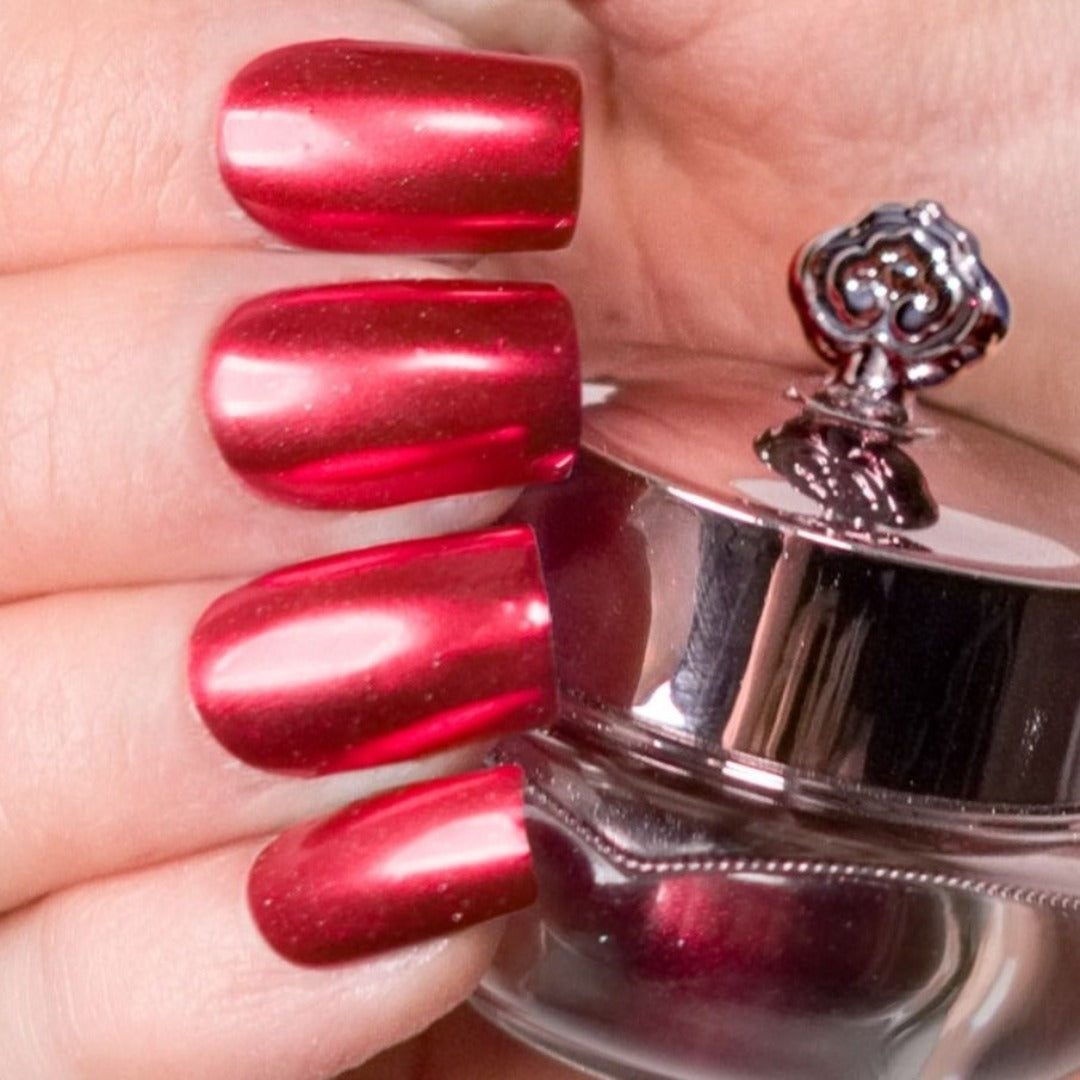 Red - Metallic Nail Powder