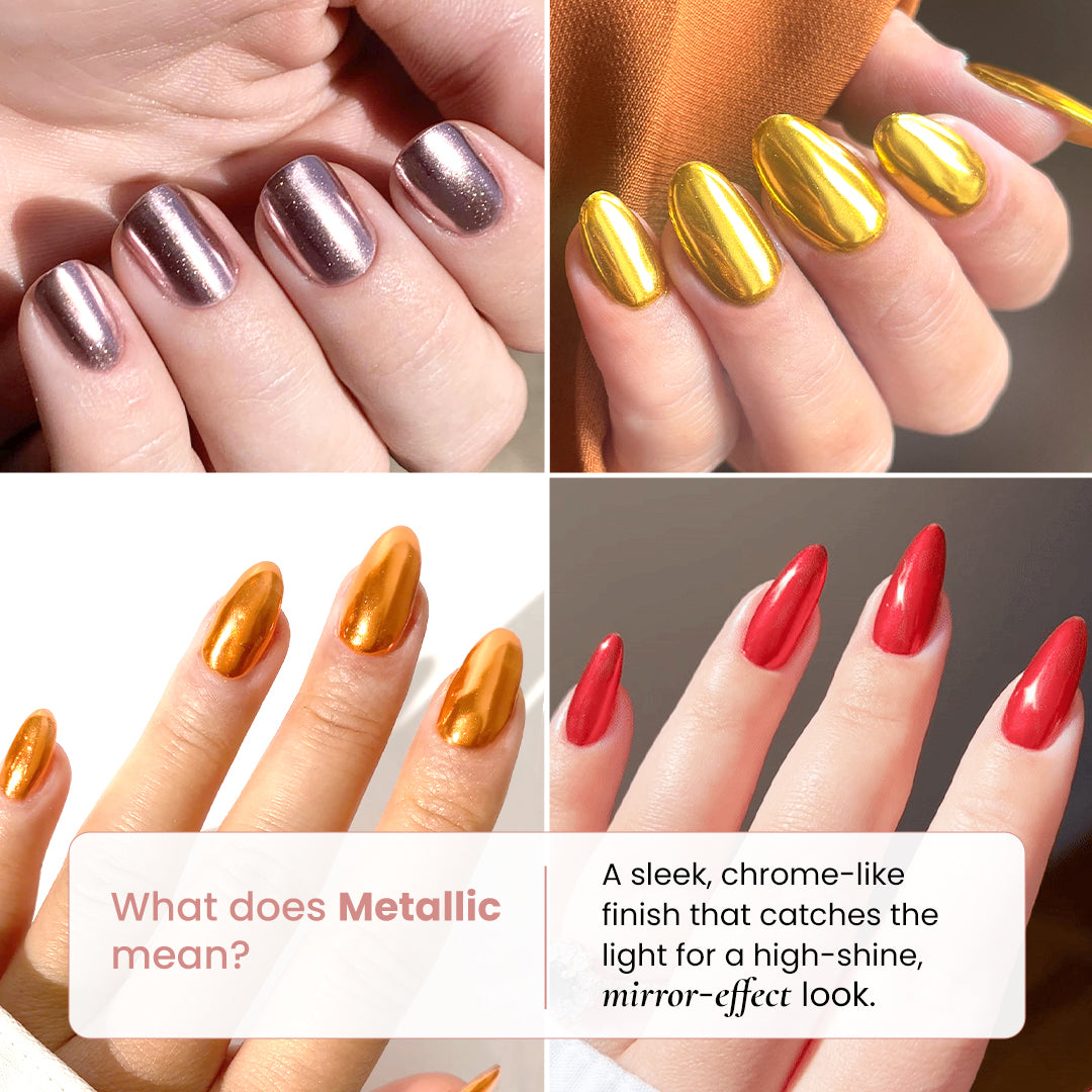 Glazed Plum - Metallic Nail Powder