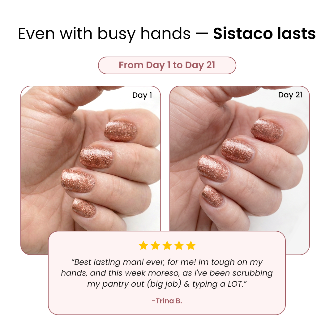 Ensemble d'ongles à liaison minérale