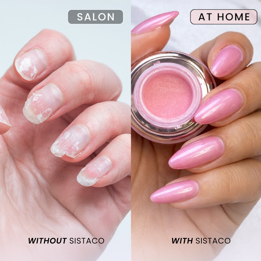 Ensemble d'ongles à liaison minérale