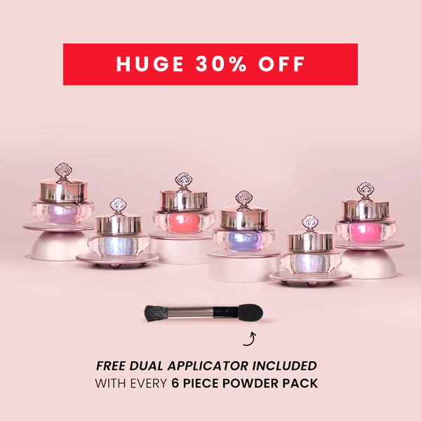 6 Piece Powder Pack + FREE APPLICATOR