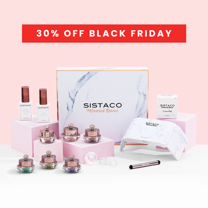 Ensemble d'ongles à liaison minérale