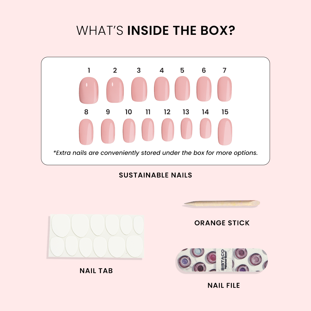 Ruby Cats Eye - Coffin Sustainable Nails