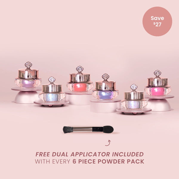 Pack de 6 poudres + APPLICATEUR GRATUIT