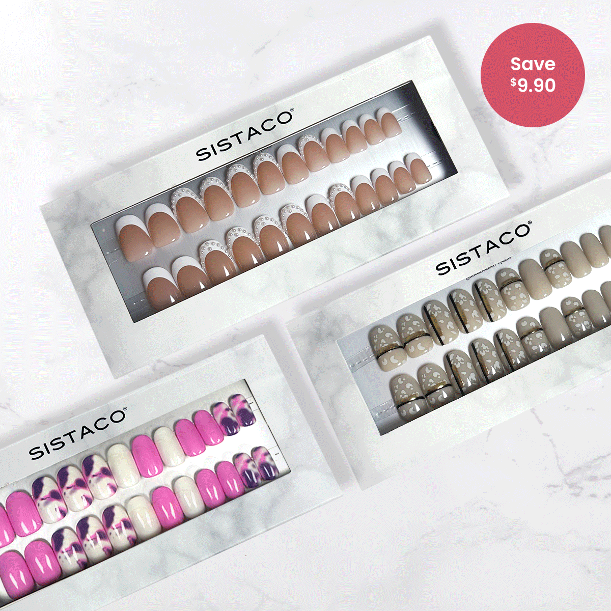 3 Piece Sustainable Nails Pack