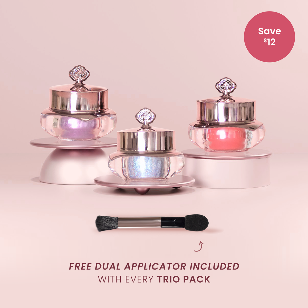 Powder Trio Pack + FREE APPLICATOR