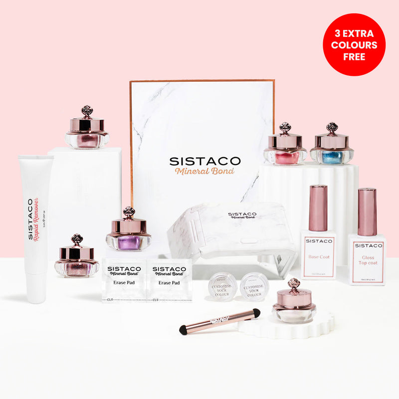 Sistaco™ Mineral Bond Nail Set (GET 3 EXTRA COLOURS FREE!)
