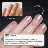 Ensemble d'ongles à liaison minérale