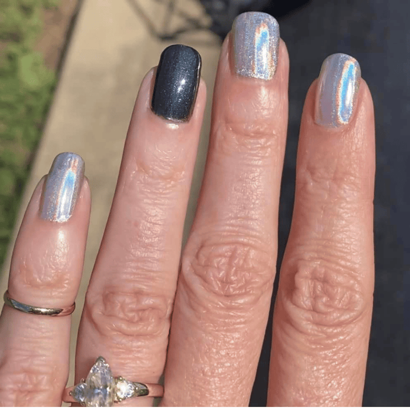 Sterling - Holographic Nail Powder