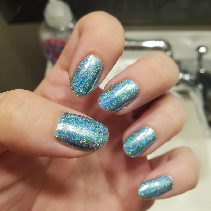 Turquoise - Holographic Nail Powder