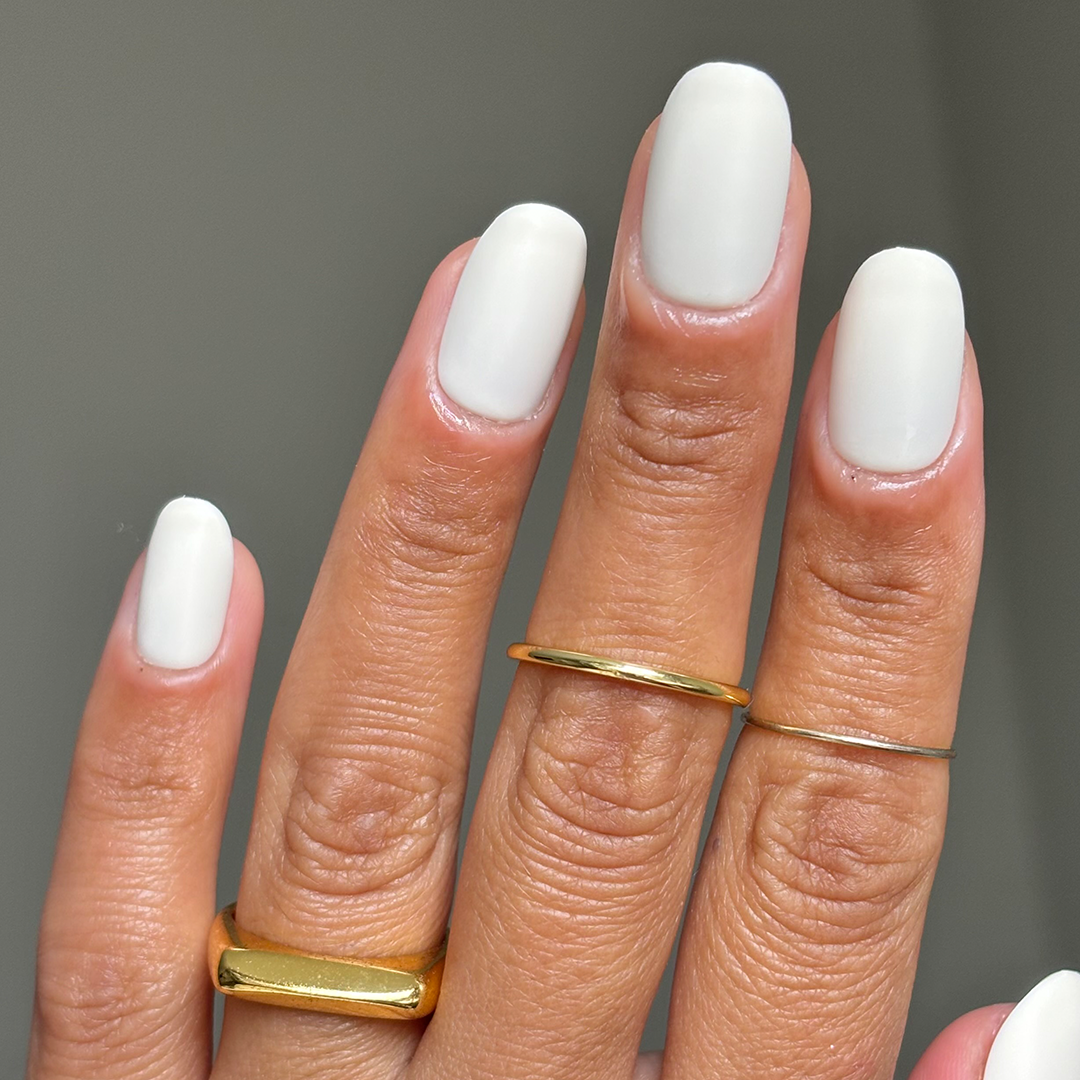 Cream - Oval Sustainable Nails