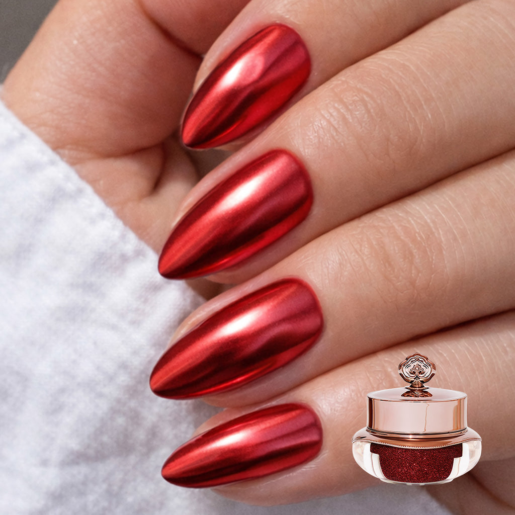 POWDER PLEX RED 150g 新品 未使用品 Red - Metallic Nail Powder – Sistaco™ CA