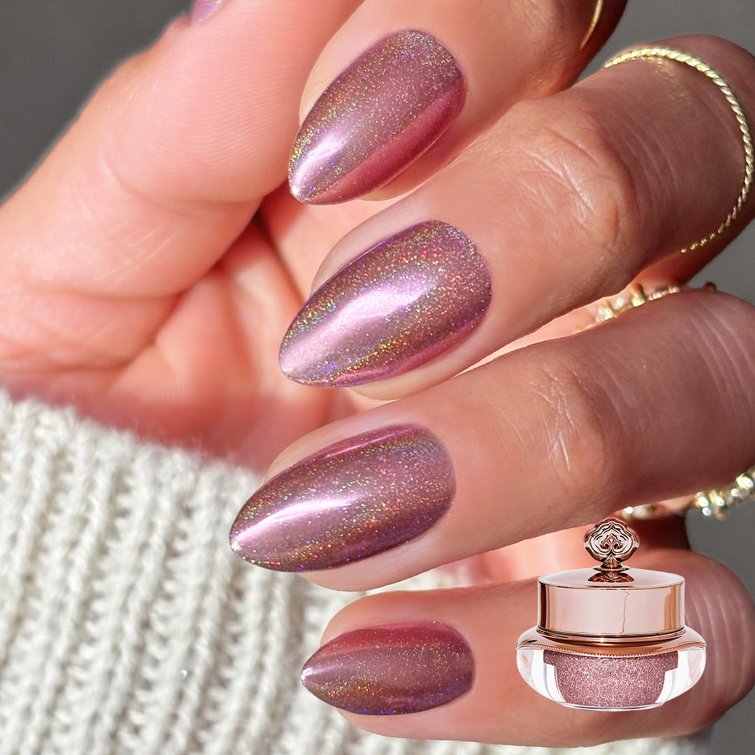 Rose Gold - Holographic Nail Powder