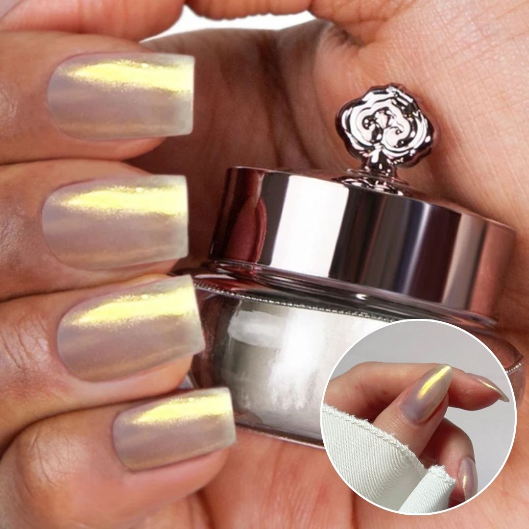 Glazed Gilt - Metallic Nail Powder