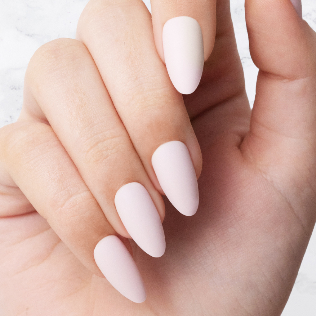 Muted Pink - Oval Sustainable Nails