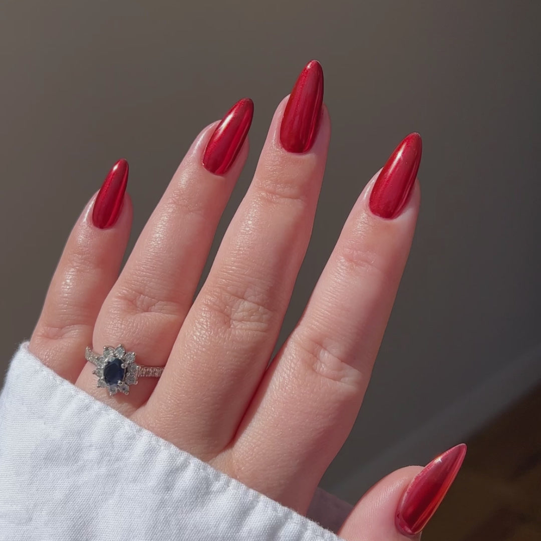 Red - Metallic Nail Powder – Sistaco™ CA