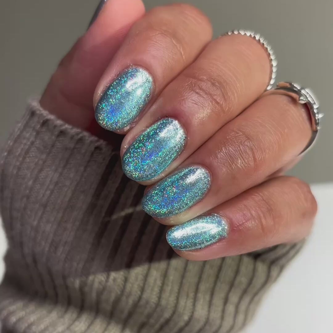 Turquoise - Holographic Nail Powder