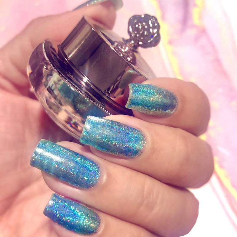 Turquoise - Holographic Nail Powder