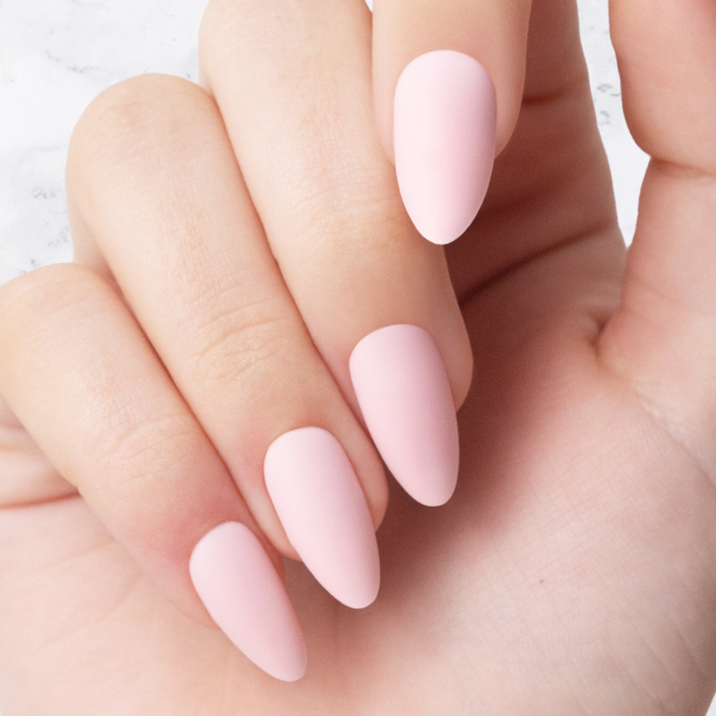 Swirly French Nails|pink Gradient Swirly French Press-on Nails 24pcs -  Acrylic Wider Fit