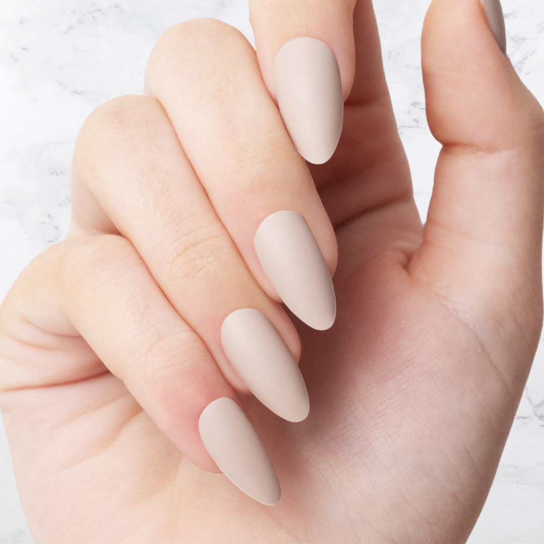 Taupe - Almond Sustainable Nails