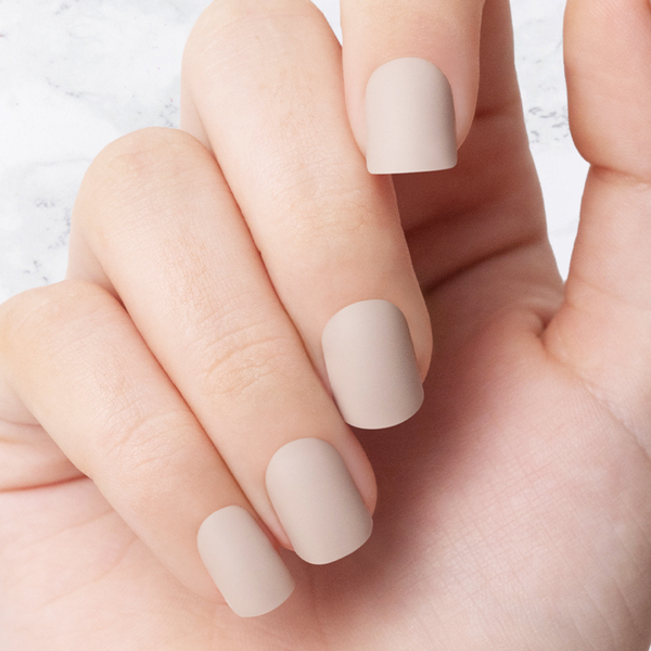 Sustainable Nails - Taupe - Square
