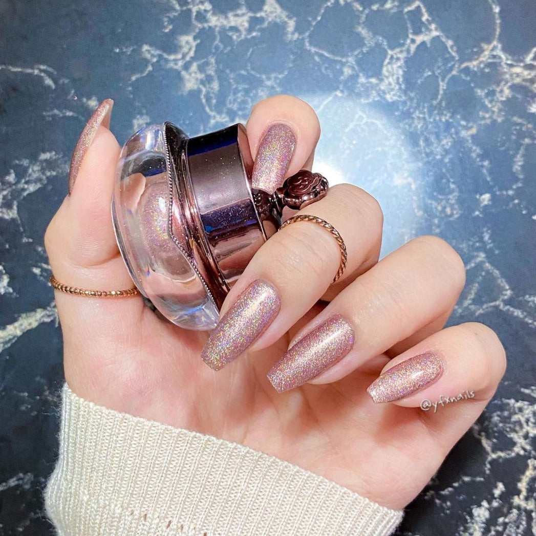 Latte - Holographic Nail Powder