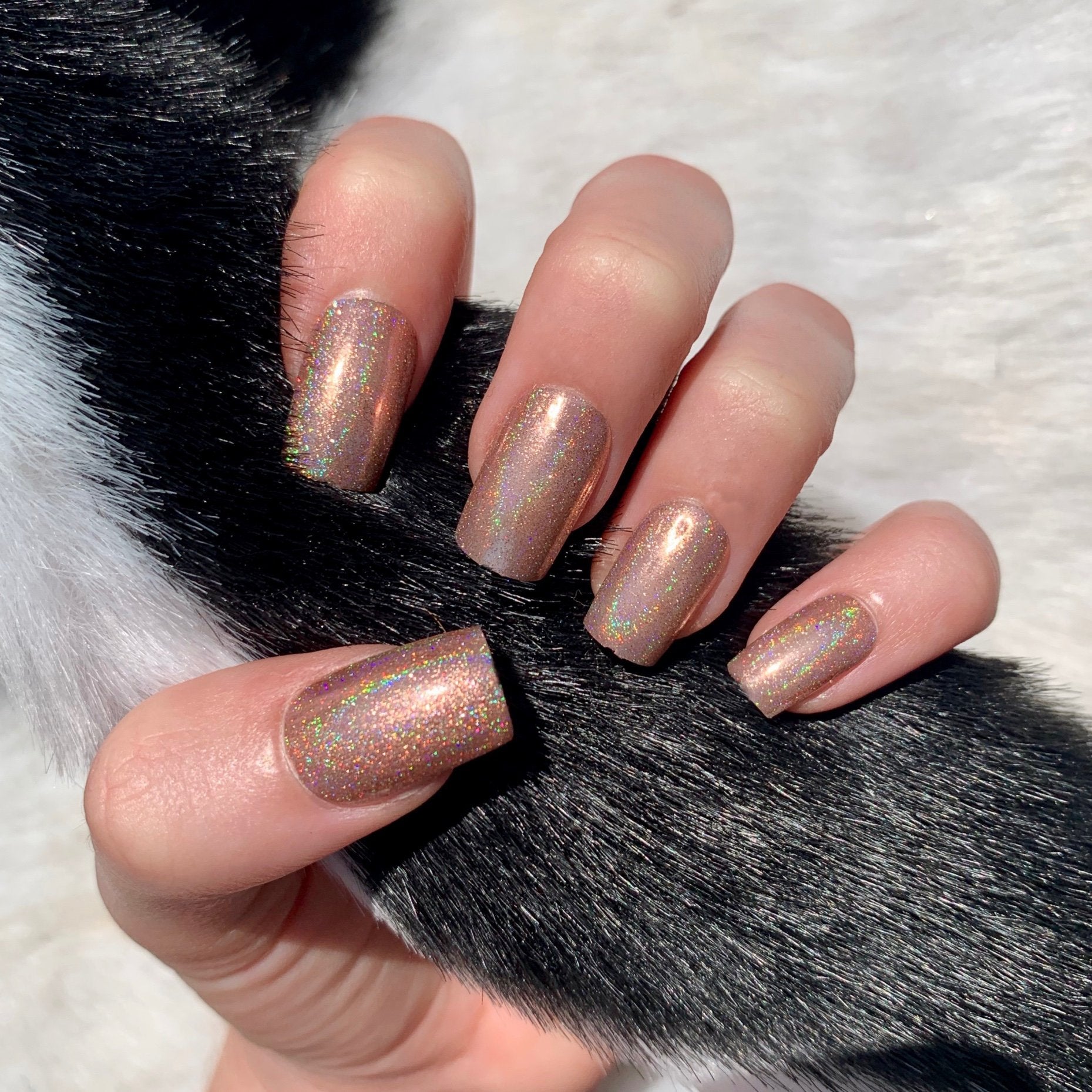 Latte - Holographic Nail Powder